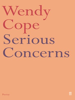 cover image of Serious Concerns